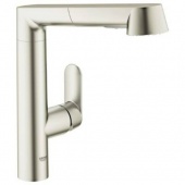Смеситель для кухни GROHE K7 с выдвижным изливом, 32176DC0 — фото, характеристики, купить в VOLGOGRAD-CLIMBO