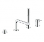 Смеситель для ванны GROHE Concetto с душевым гарнитуром (на бортик ванны), 19576001 — фото, характеристики, купить в VOLGOGRAD-CLIMBO