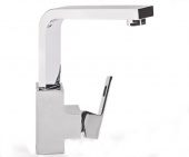 Смеситель для раковины GROHE Eurocube с донным клапаном и высоким изливом, 23135000 — фото, характеристики, купить в VOLGOGRAD-CLIMBO