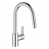 Смеситель для кухни GROHE Eurostyle Cosmopolitan, высокий излив, хром (31482003) — фото, характеристики, купить в VOLGOGRAD-CLIMBO