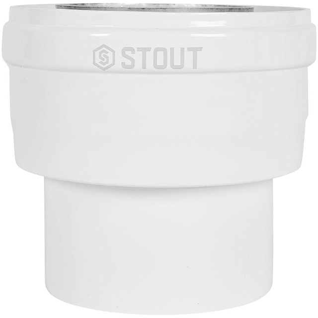 STOUT Адаптер соединительный традиц. переход с D60(п)/100(п) на D80(м)/125(м) — фото, характеристики