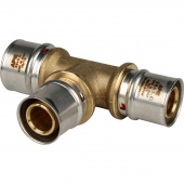STOUT Тройник переходной 32х26х26 для металлопластиковых труб прессовой (SFP-0005-322626) — фото, характеристики, купить в VOLGOGRAD-CLIMBO