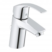 Смеситель для раковины GROHE Eurosmart с донным клапаном, S-size, 33265002 — фото, характеристики, купить в VOLGOGRAD-CLIMBO