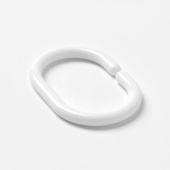 Набор колец для шторы в ванную комнату, White, RID011P, IDDIS — фото, характеристики, купить в VOLGOGRAD-CLIMBO