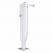 Смеситель для ванны GROHE Eurocube, свободностоящий, с ручным душем, хром (23672001) — фото, характеристики, купить в VOLGOGRAD-CLIMBO