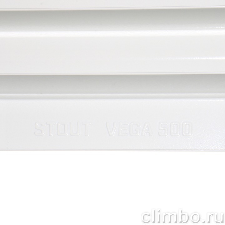 STOUT VEGA 500 8 секций радиатор алюминиевый боковое подключение — фото товара
