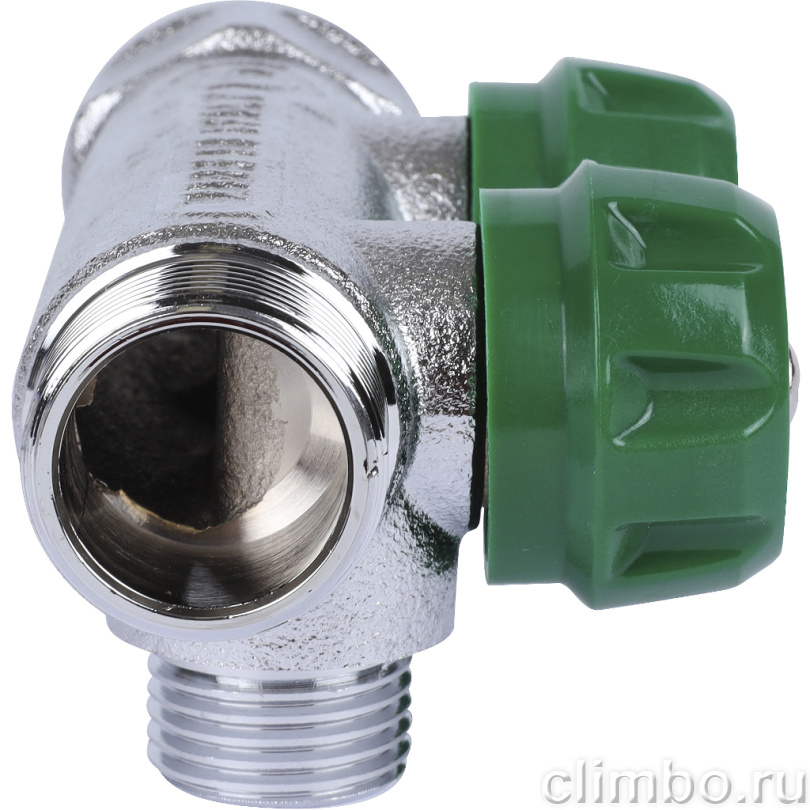 Коллектор регулирующий 3/4", 2 отвода 1/2" плоское уплотнение — фото товара