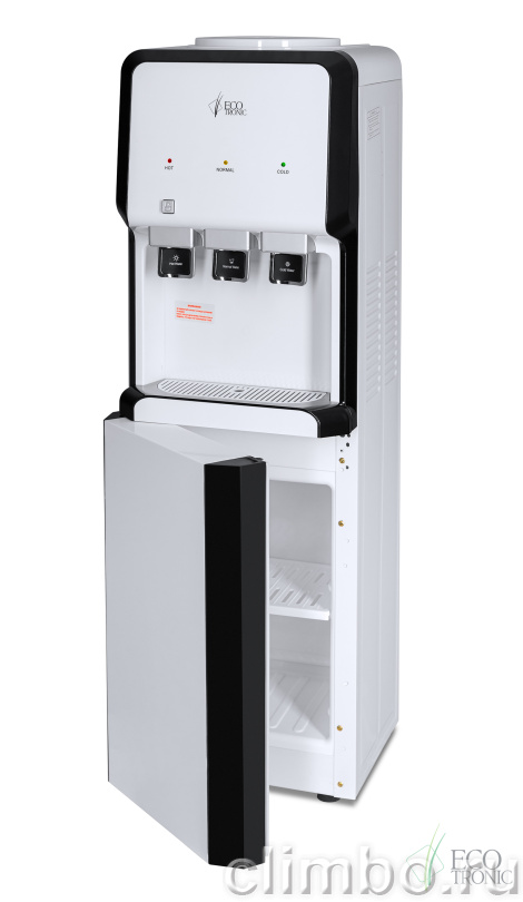 Кулер Ecotronic V33-LCE white-black со шкафчиком — фото товара