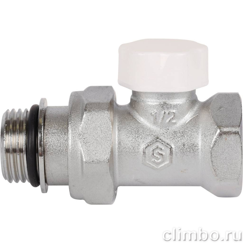 STOUT SVL Клапан запорно-балансировочный прямой 1/2" (с дополнительным уплотнением) — фото товара