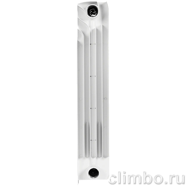 Радиатор биметаллический STOUT TITAN 500 14 секций боковое подключение (белый RAL 9016) — фото, детали конструкции