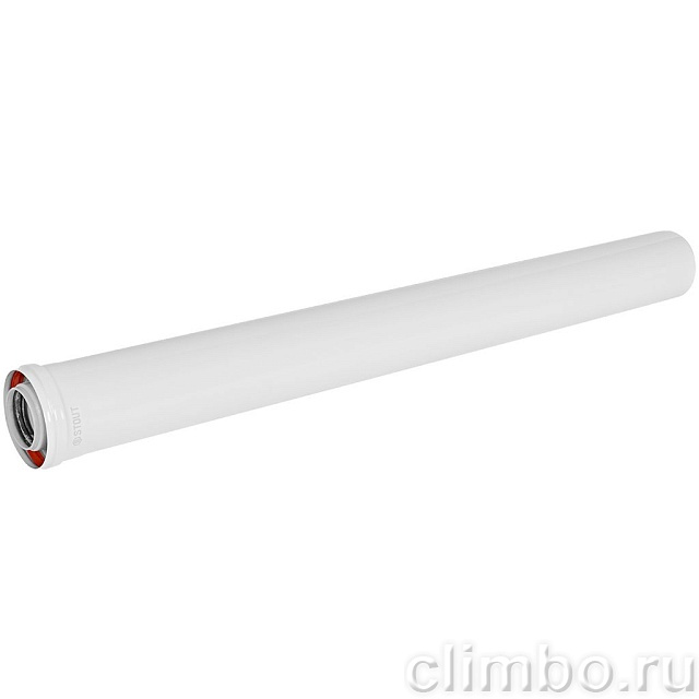 STOUT SCR-8610-001000 STOUT Удлинитель дымохода конденсац. коакс. D60(п-м)/100(п-м), L1000 — фото, детали конструкции