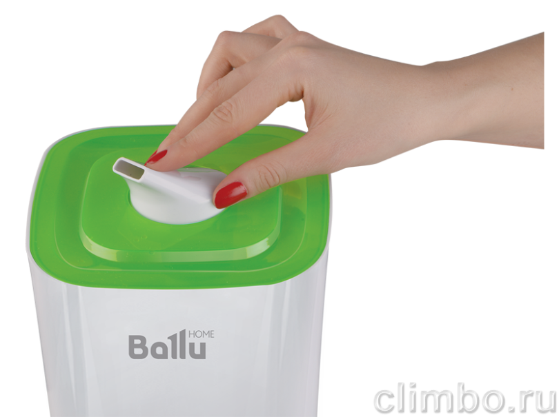 Ультразвуковой увлажнитель воздуха Ballu UHB-205 белый/зеленый — фото товара