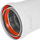 STOUT SCR-0080-812000 STOUT Удлинитель дымохода утепленный традиц. D80(п-м), L2000 (воздуховод до 105 градусов) — фото, детали конструкции