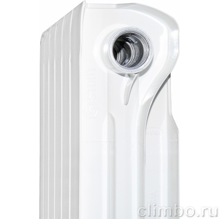 STOUT VEGA 500 8 секций радиатор алюминиевый боковое подключение — фото товара