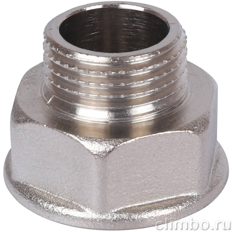 STOUT Переходник под ключ ВН никелированный 1 x3/4 — фото товара