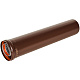 STOUT SCR-6010-700500 STOUT Удлинитель дымохода традиц. коакс. D60(п-м)/100(п-м), L500, КОРИЧНЕВЫЙ — фото, детали конструкции