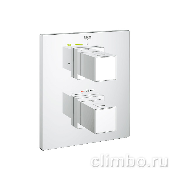 Термостат для ванны GROHE Grohtherm Cube с переключателем (верхняя монтажная часть), 19958000 — фото товара