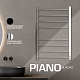 Полотенцесушитель STOUT электрический PIANO quadro 80*50 Черный матовый — фото, детали конструкции