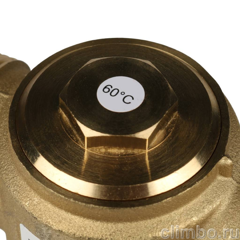 STOUT Термостатический смесительный клапан для твердотопливного котла G 1 1/4 НР 60°С — фото товара