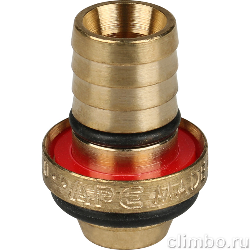STOUT Угольник-переходник с внутренней резьбой 1/2"х16 для металлопластиковых труб винтовой (SFS-0007-001216) — фото товара