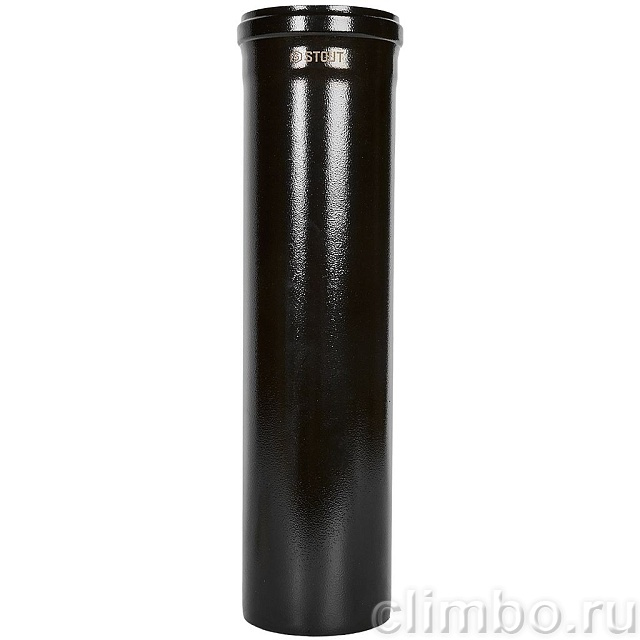 STOUT SCR-8125-600500 STOUT Удлинитель дымохода традиц. коакс. D80(п-м)/125(п-м), L500, ЧЕРНЫЙ — фото, детали конструкции