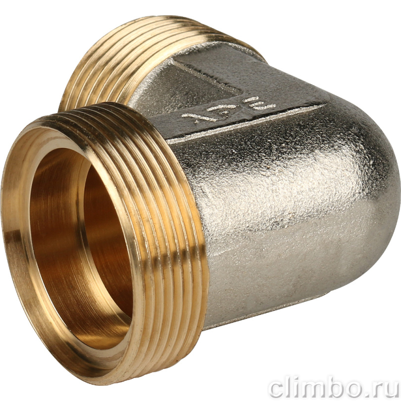 STOUT Угольник-переходник с наружной резьбой 1"x32 для металлопластиковых труб винтовой (SFS-0006-000132) — фото товара