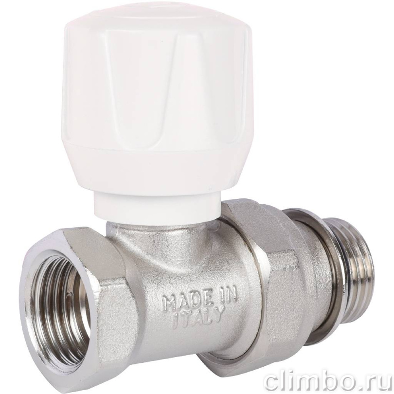 STOUT SVR Клапан ручной терморегулирующий прямой 1/2" (с дополнительным уплотнением) — фото товара