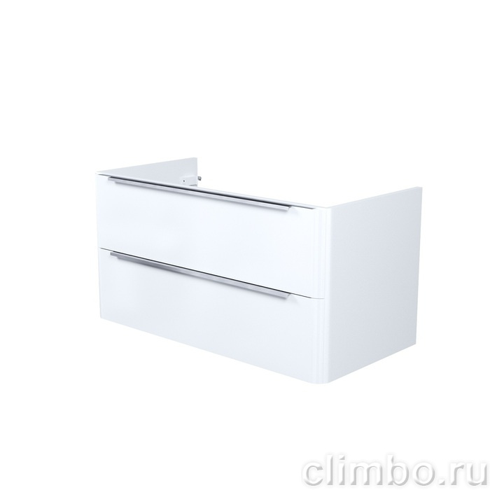 Тумба подвесная, 100 см, белый, Клауд Икс (Cloud X), IDDIS, CLX10W0i95 подходит умыв. 0171000i28 — фото, детали конструкции