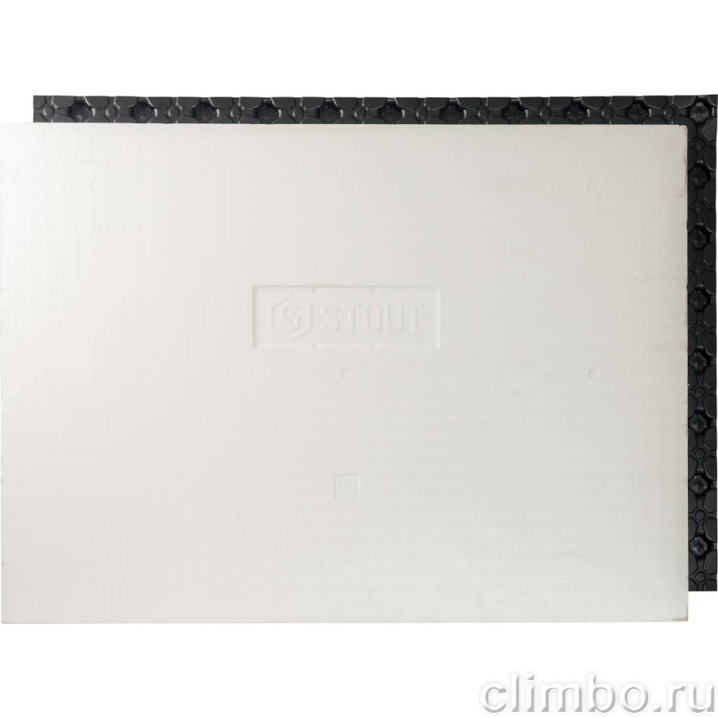 STOUT SMF мат для теплого пола с бобышками черный 1100х800х20 — фото товара