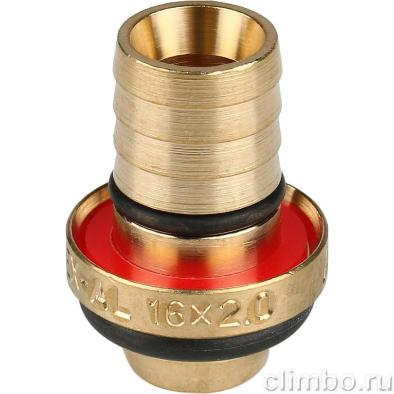 STOUT Угольник настенный с креплением 1/2"х16 для металлопластиковых труб винтовой — фото товара