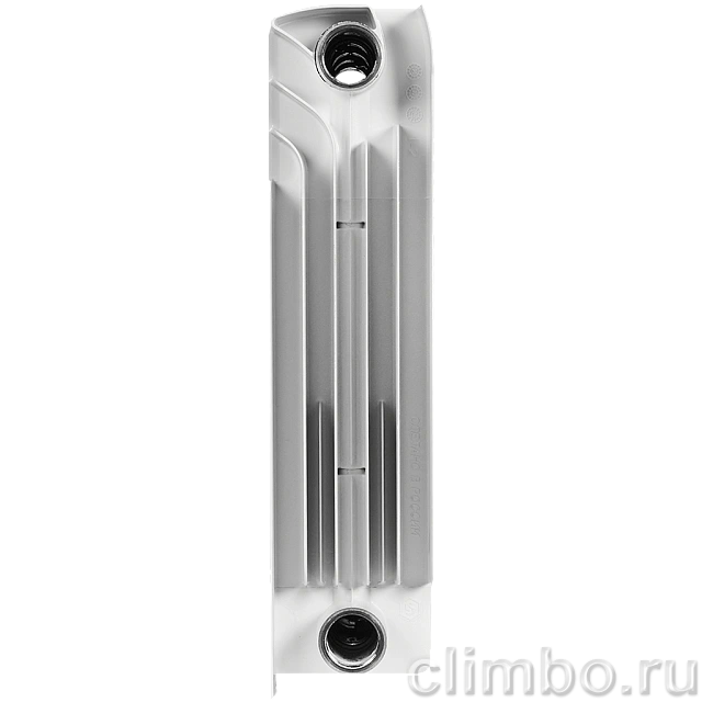 Радиатор биметаллический STOUT TITAN 350 9 секций боковое подключение (белый RAL 9016) — фото, детали конструкции