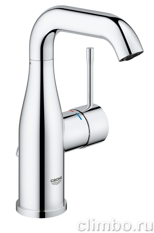 Смеситель для раковины GROHE Essence+ с цепочкой и средним изливом, 23480001 — фото товара