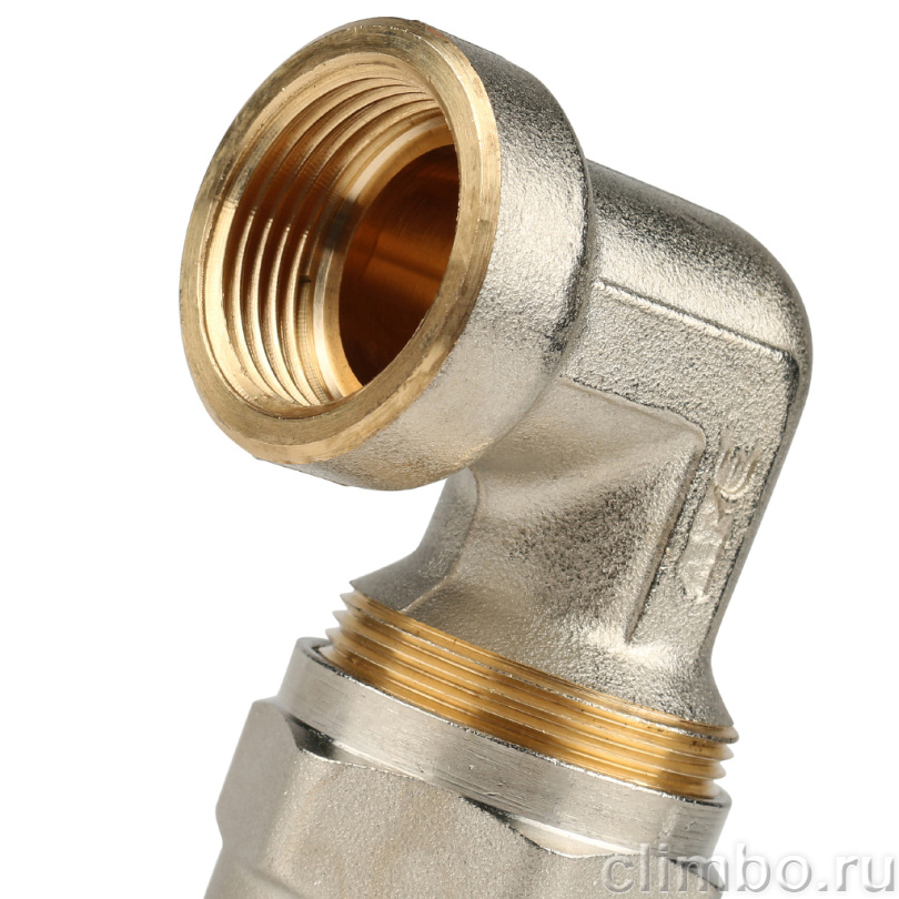 STOUT Угольник-переходник с внутренней резьбой 3/4"х26 для металлопластиковых труб винтовой (SFS-0007-003426) — фото товара