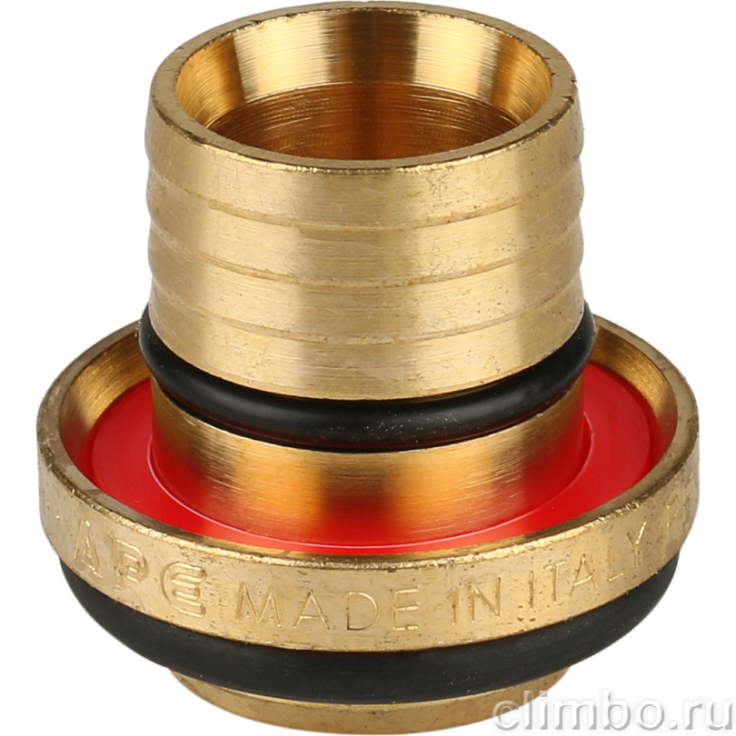 STOUT Угольник-переходник с внутренней резьбой 3/4"х26 для металлопластиковых труб винтовой (SFS-0007-003426) — фото товара