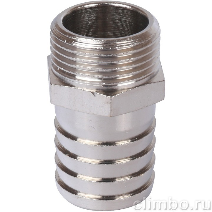 STOUT Штуцер НР никелированный 2"x50 — фото товара
