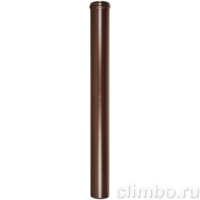 STOUT Удлинитель дымохода традиц. коакс. D60(п-м)/100(п-м), L1000, КОРИЧНЕВЫЙ — фото, детали конструкции