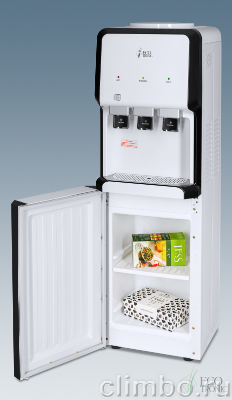 Кулер Ecotronic V33-LCE white-black со шкафчиком — фото товара