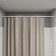 Карниз для ванной комнаты, 110-200 см, белый матовый, Элеганте (Elegante), IDDIS, RSW0120i14 — фото, детали конструкции