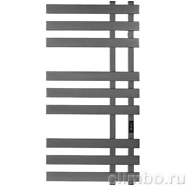 Полотенцесушитель электрический STOUT NEOSOUL quadro 100*50 Графит — фото, детали конструкции