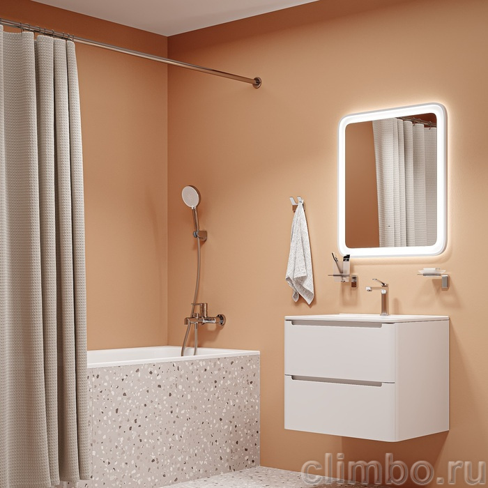 Душевой комплект, хром глянцевый, Оптима Хоум (Optima Home), IDDIS, OPH3FC0i16 — фото, детали конструкции