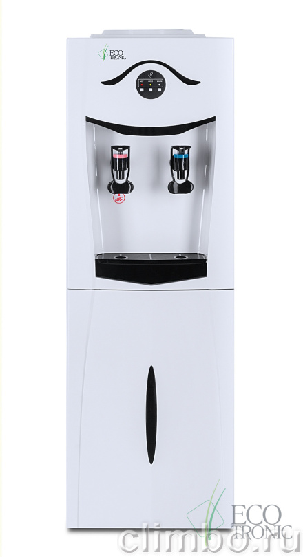 Кулер Ecotronic K21-LF white+black с холодильником — фото товара