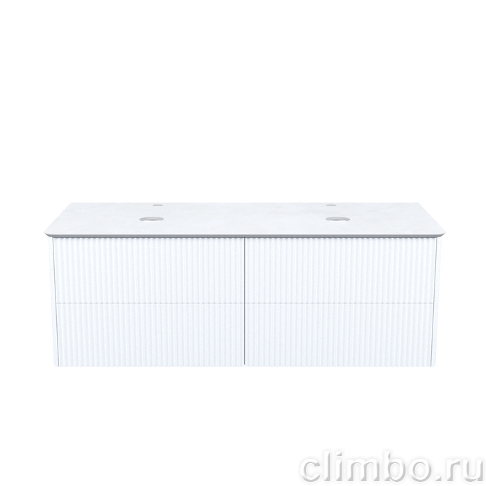 Тумба подвесная, со столешницей, 120 см, белый, Эйгер (Aiger), IDDIS, AIG12W0i95K — фото, детали конструкции