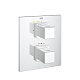 Термостат для душа GROHE Grohtherm Cube с переключателем (верхняя монтажная часть), 19959000 — фото товара