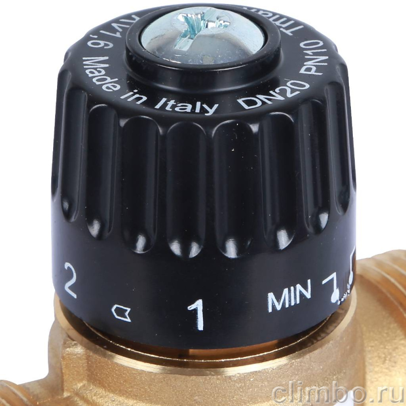 STOUT Термостатический смесительный клапан для систем отопления и ГВС. G 1” M  20-43°С — фото товара