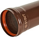 STOUT Удлинитель дымохода традиц. D80(п-м), L500, КОРИЧНЕВЫЙ — фото, детали конструкции