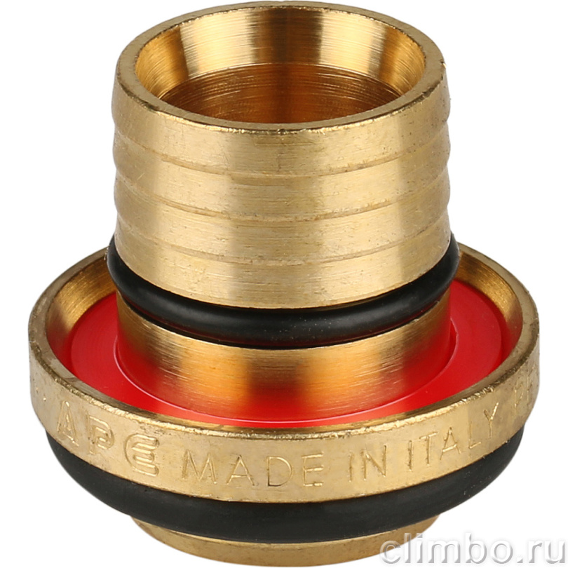 STOUT Тройник-переходник с внутренней резьбой 3/4"х26 для металлопластиковых труб винтовой (SFS-0012-003426) — фото товара
