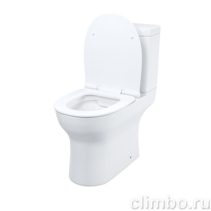 Унитаз-компакт, безободковый,  Drum, DRU2DSEi24, IDDIS — фото товара