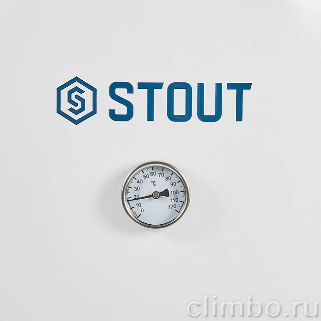 SWH-2210-R00200 STOUT OptiBase бойлер косвенного нагрева настенный 200 л, 40 кВт, с возм. уст. ТЭН, правое подключение — фото, детали конструкции