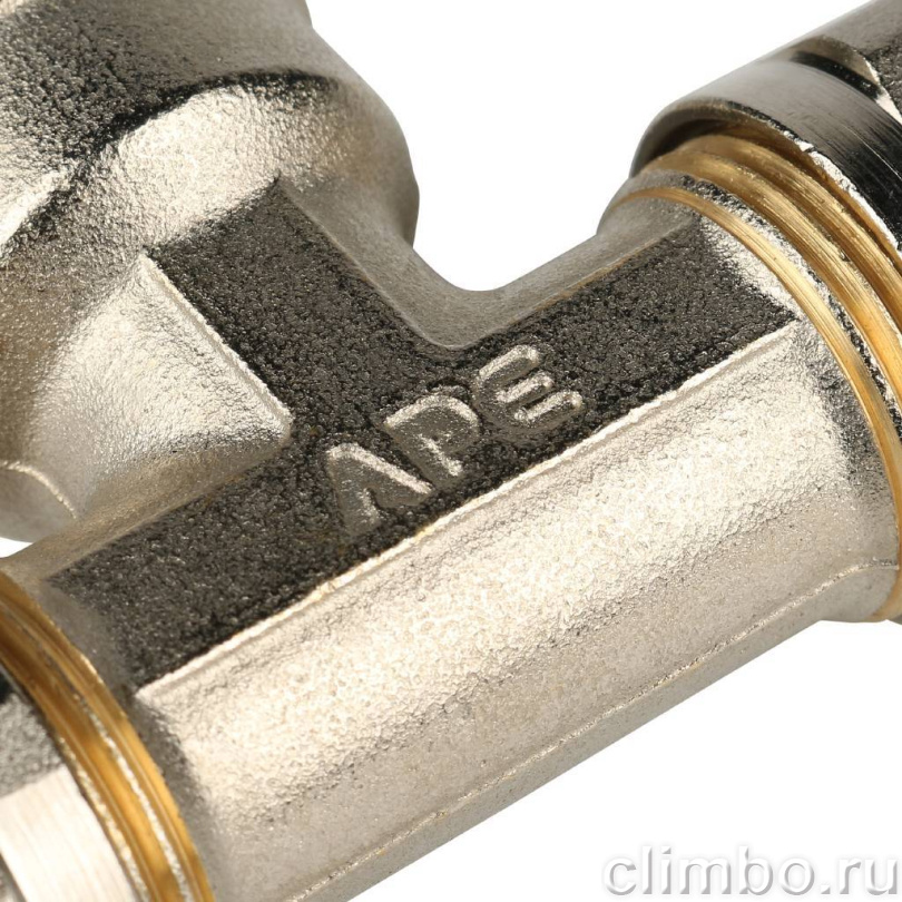 STOUT Тройник-переходник с внутренней резьбой 1/2"х16 для металлопластиковых труб винтовой — фото товара