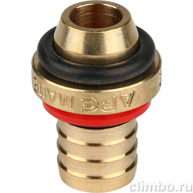 STOUT Угольник настенный с креплением 1/2"х16 для металлопластиковых труб винтовой — фото товара